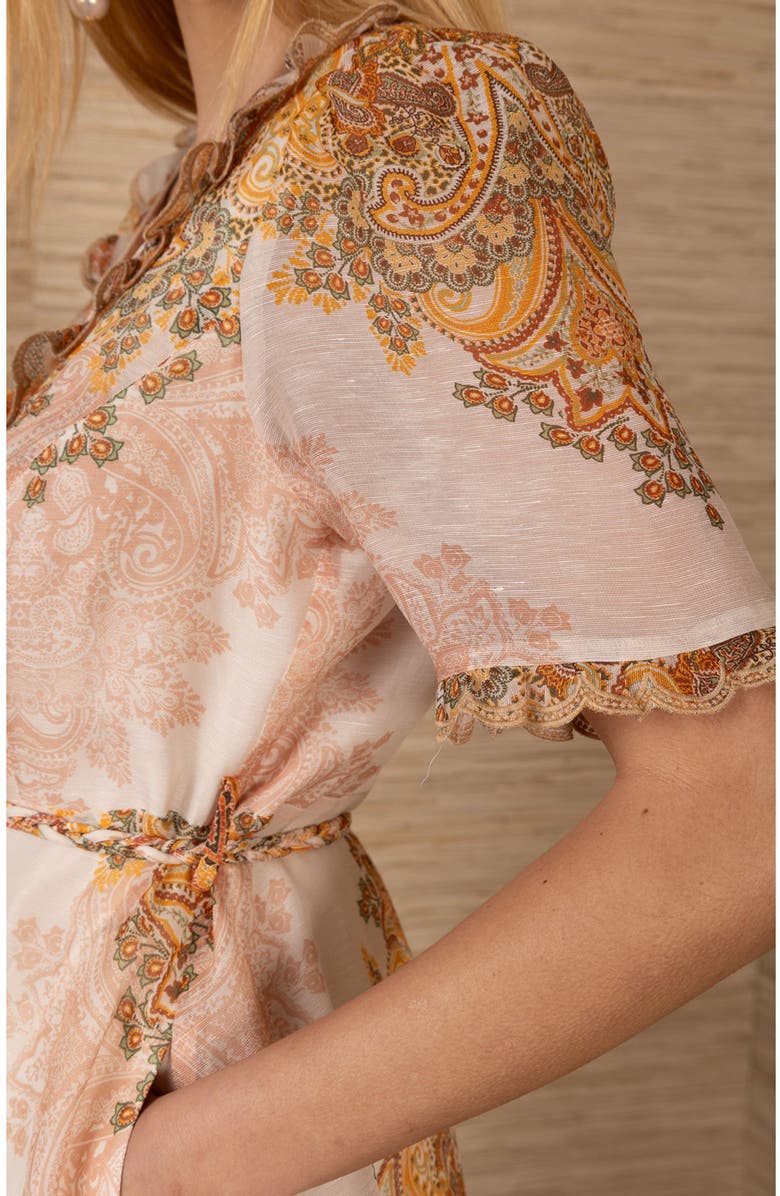 Hale Bob Micah Organza Maxi Dress, Alternate, color, Ivory