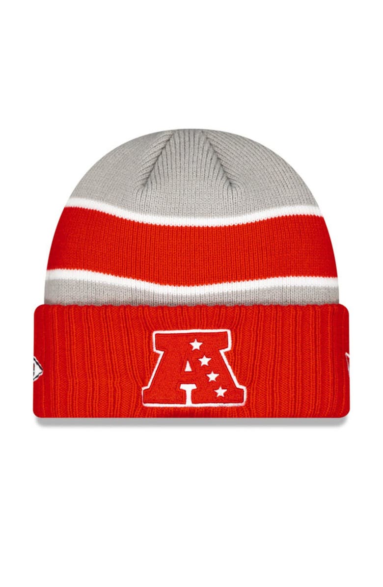 New Era Men's New Era Gray Kansas City Chiefs 2024 NFL Pro Bowl Cuffed Knit Hat, Alternate, color, 