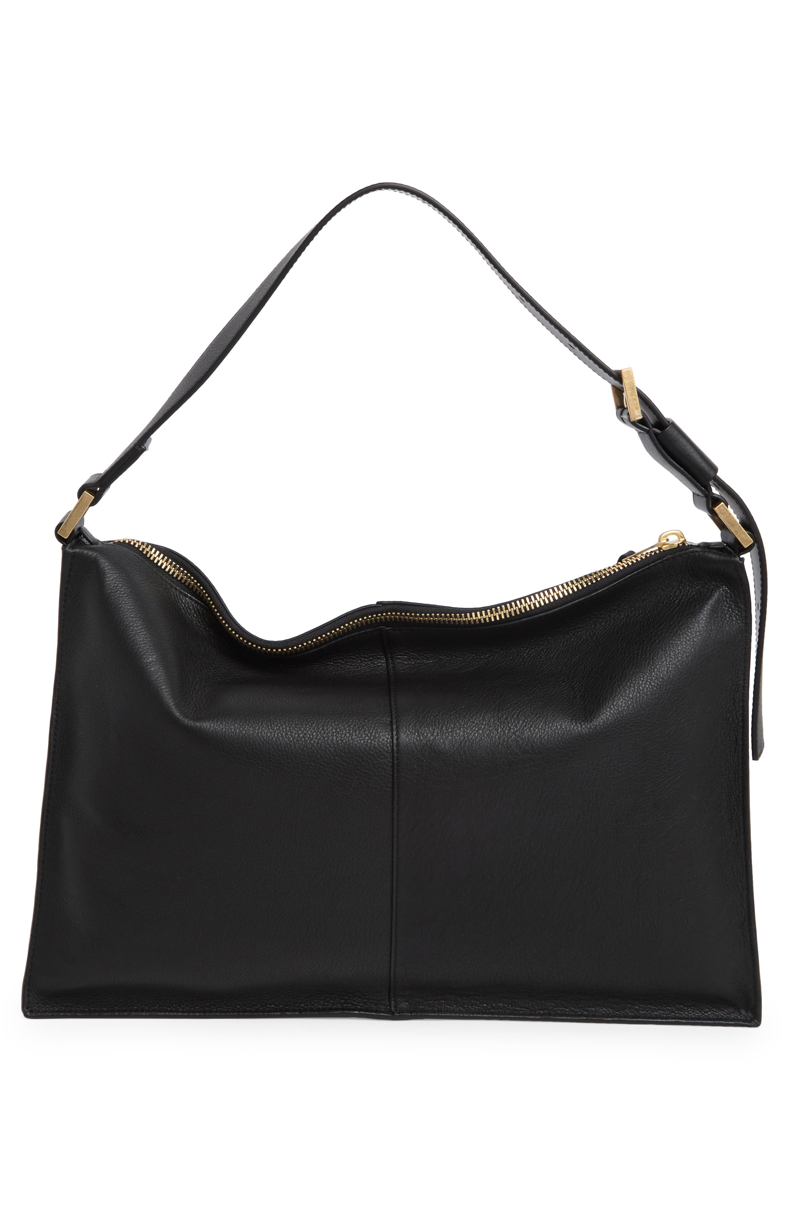 AllSaints Edbury Leather Shoulder Bag, Alternate, color, 