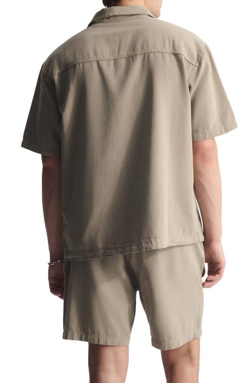 Brooklyn Industries Oversize Camp Shirt In Gold