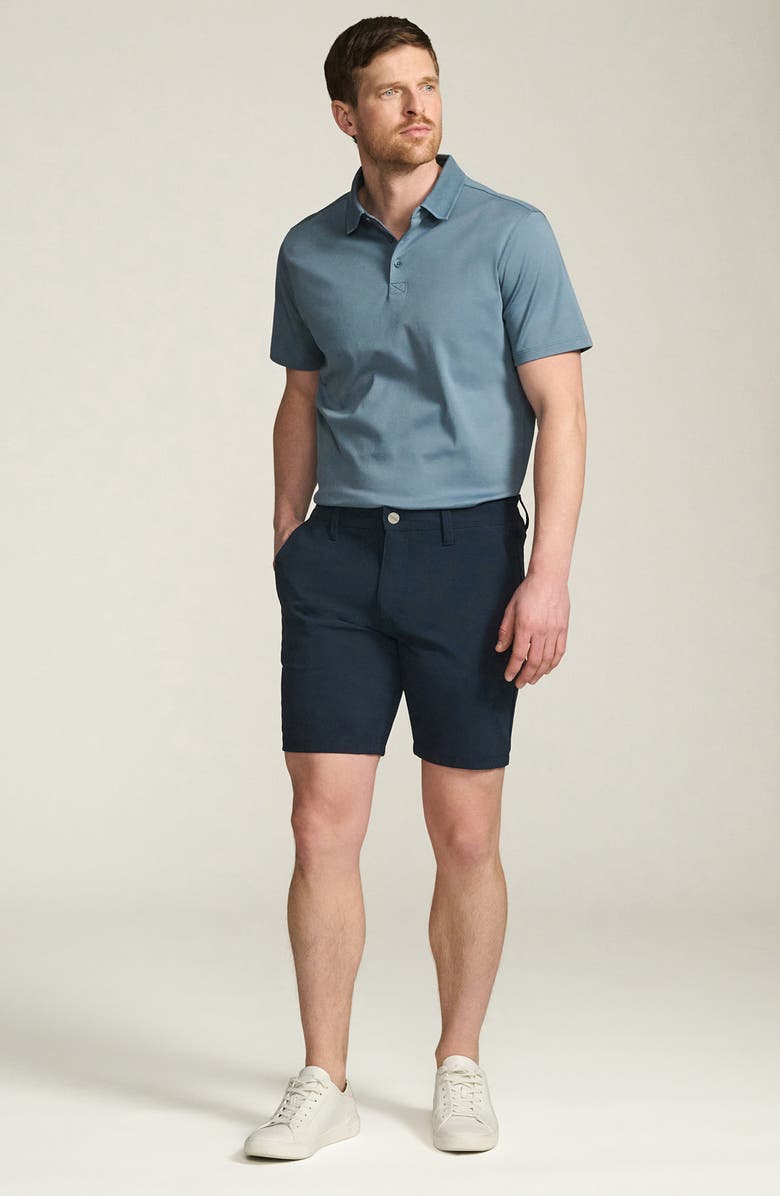 34 Heritage Arizona Commuter Slim Fit Flat Front Chino Shorts, Alternate, color, Navy