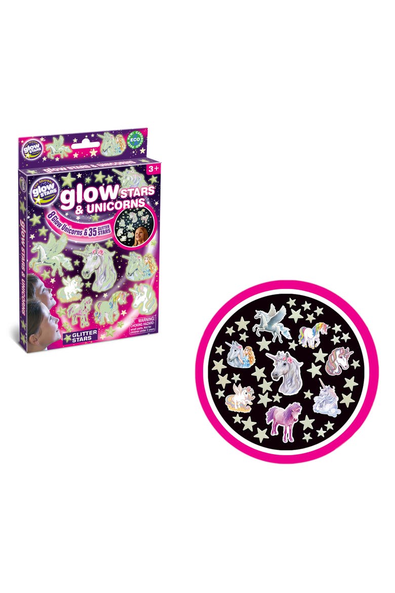 The Original Glowstars Glowstars & Unicorns Selfadhesive Pads, Alternate, color, Multicolored