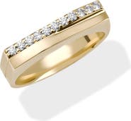 LANA 14K Gold Geometric Stack Ring