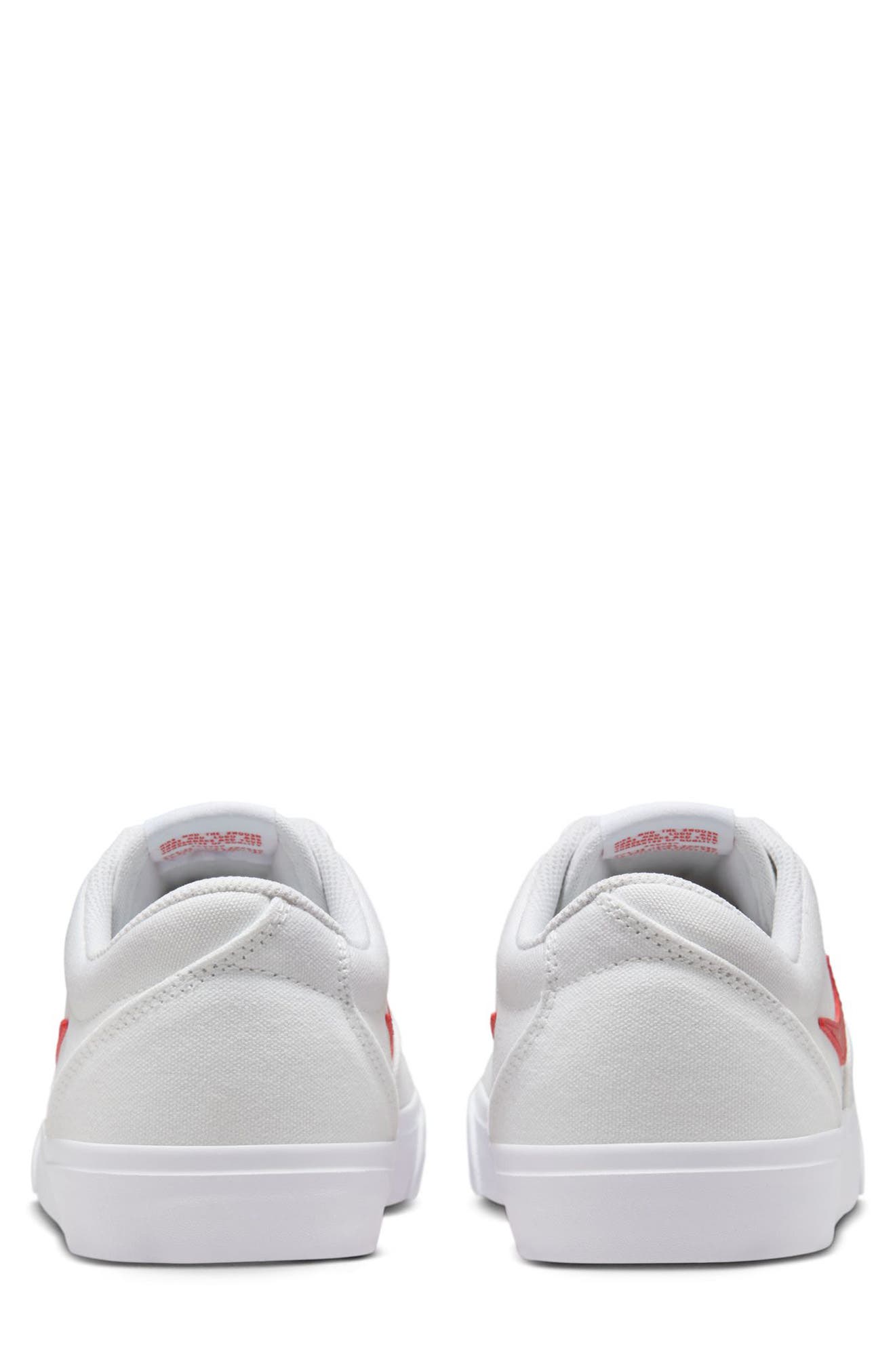 Charge Skate Sneaker, Alternate, color, WHITE/ UNIVERSITY RED
