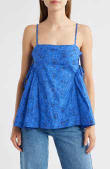 Damson Madder Cressida Side Tie Organic Cotton Camisole