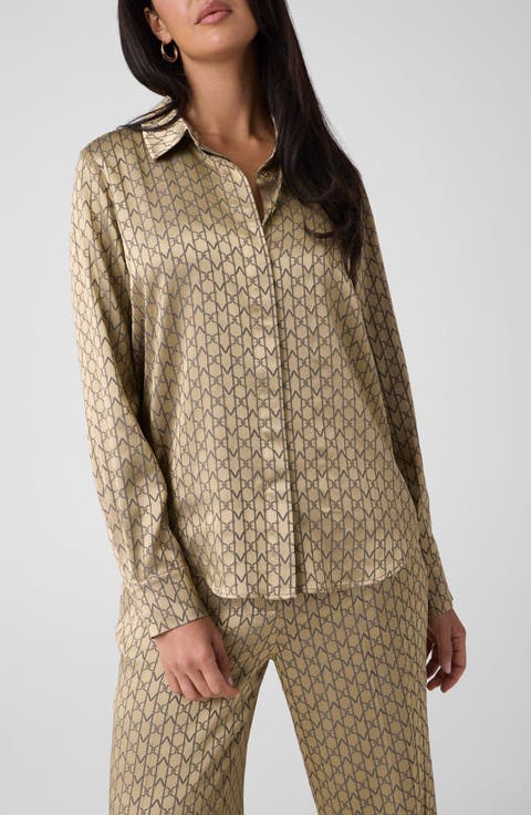 Melissa Monogram Jacquard Shirt
