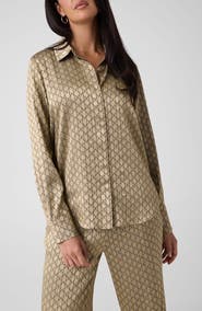Marciano Melissa Monogram Jacquard Shirt