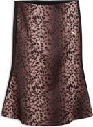 PUMA Leopard Print Bias Cut Skirt