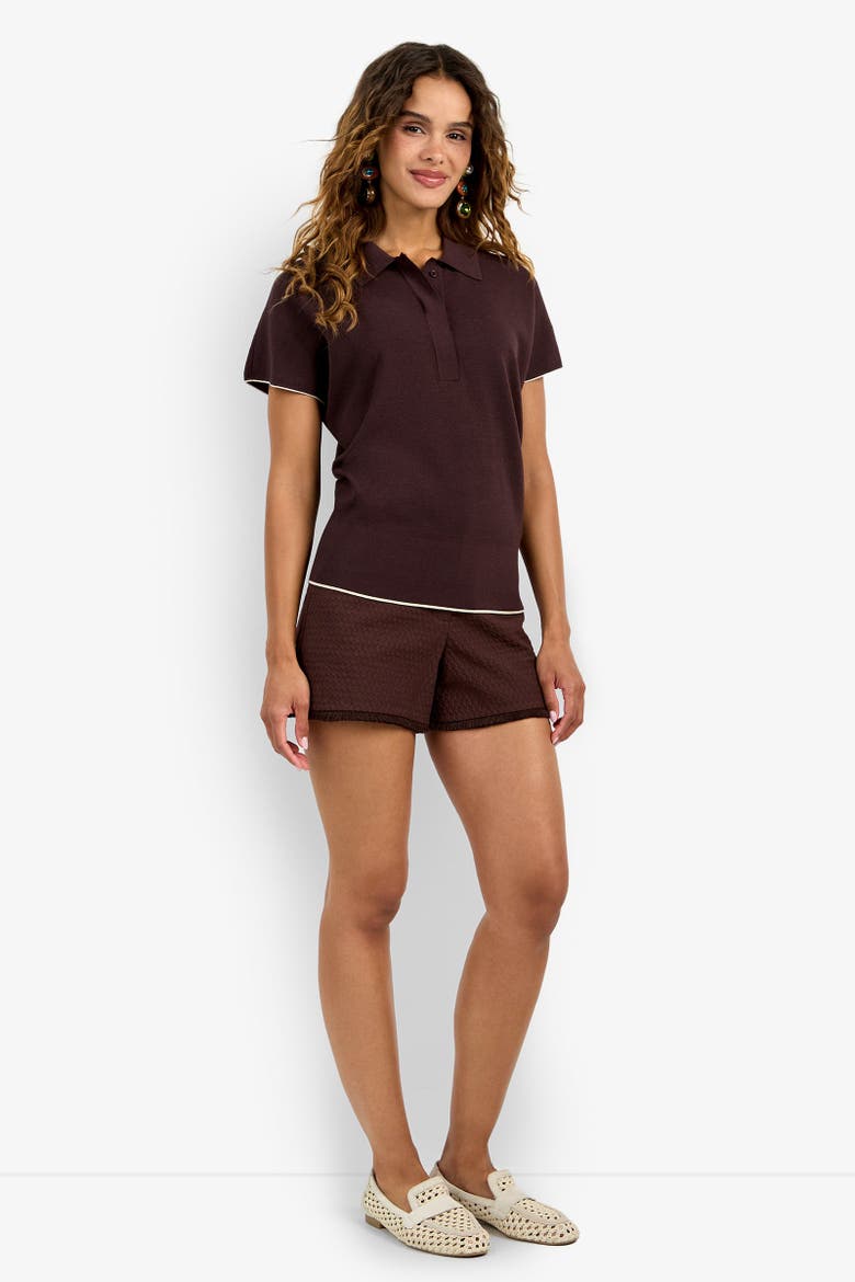 Hilo Pullover, Alternate, color, Carob Combo