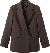 MANGO Double Breasted Suit Jacket