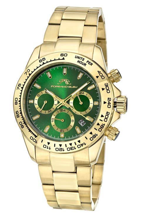 Preston Bracelet Strap Multifunction Watch, 41mm