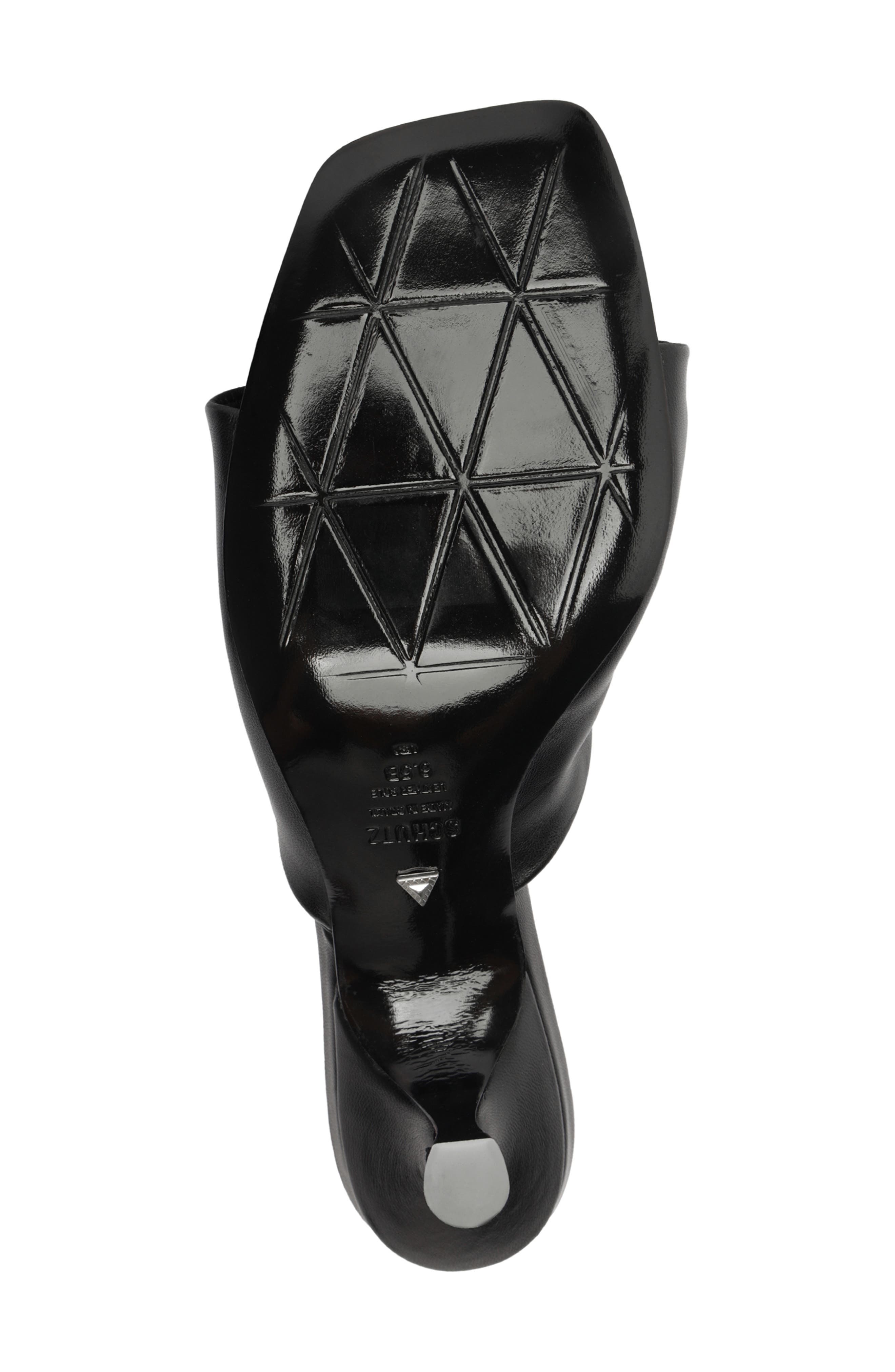 Schutz Cecily Slide Sandal, Alternate, color, Black