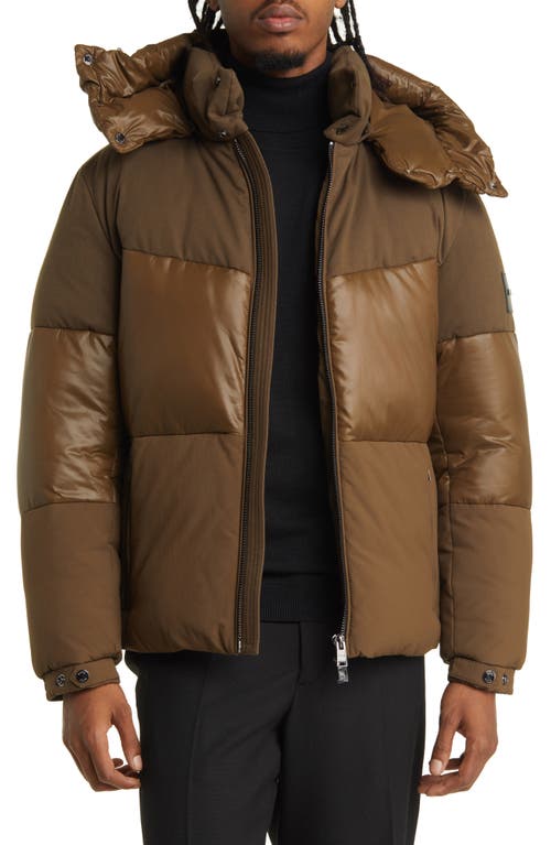 Hugo Boss Cratos Zip Front Jacket In Green