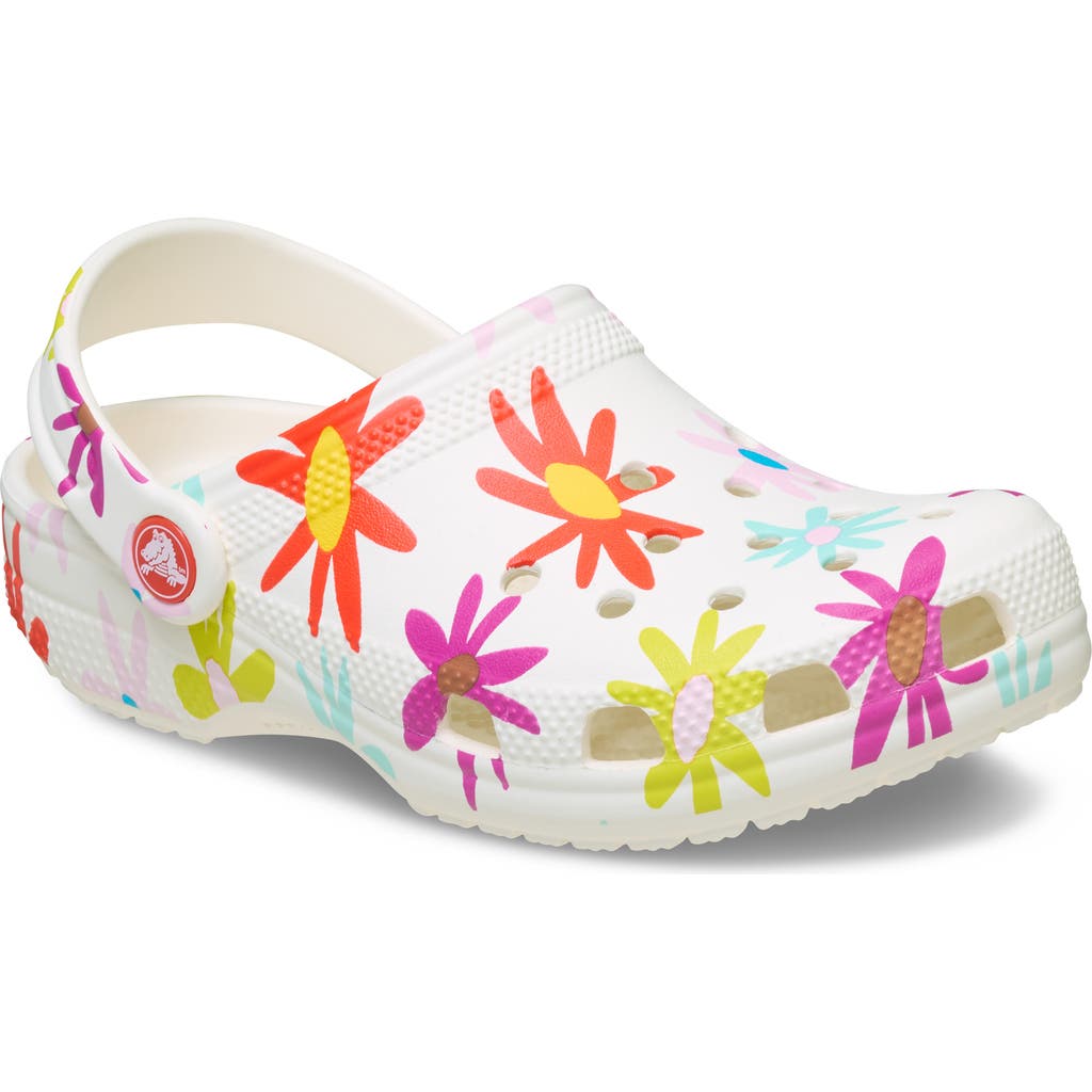 Crocs Kids' Daisy Classic Clog In Gray