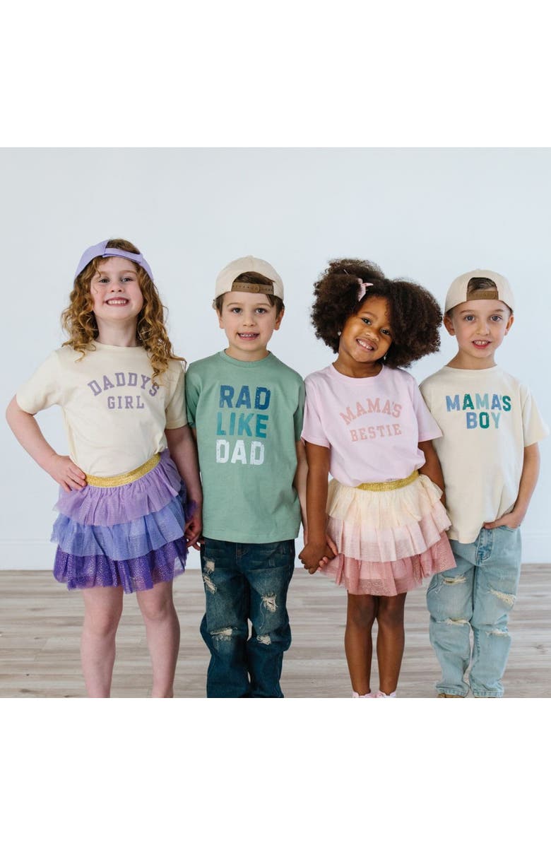 Sweet Wink Rad Like Dad Short Sleeve T-Shirt, Alternate, color, Sage