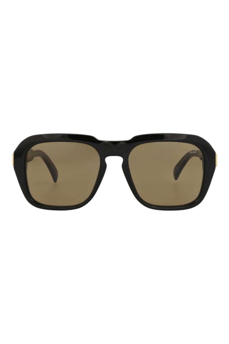 54mm Square Sunglasses, Main, color, BLACK / BROWN