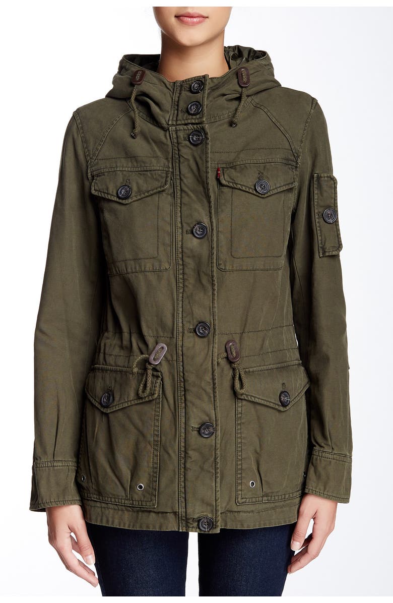 Hooded Military Jacket