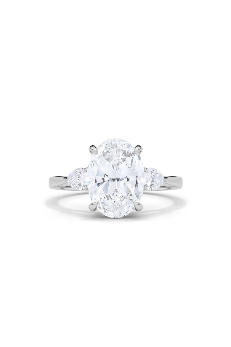 Oval & Pear Cut Lab Grown Diamond Ring, Alternate, color, 2.50 CTW 18K WHITE GOLD