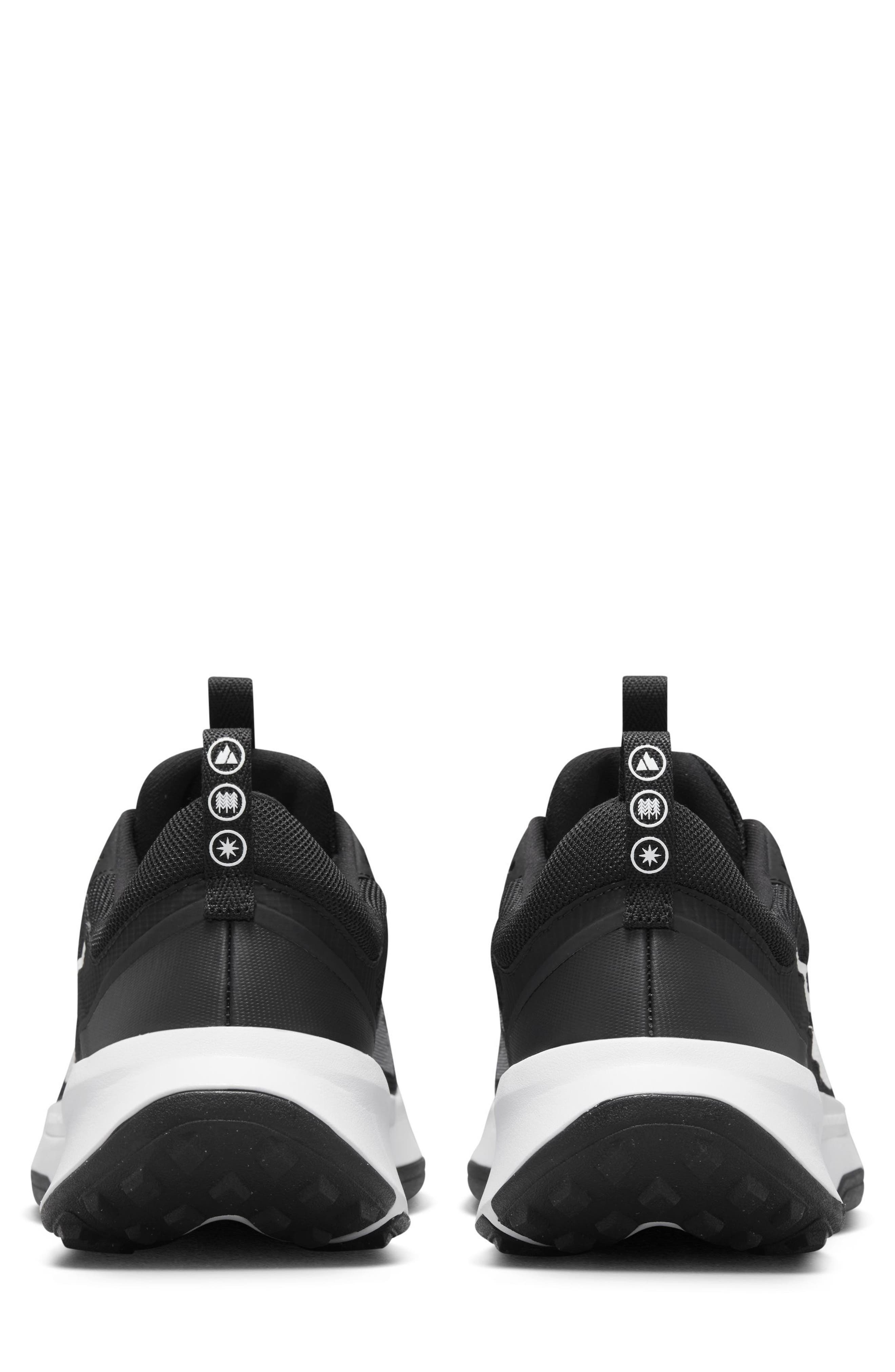 Nike Juniper Trail 2 Running Shoe, Alternate, color, Black/ White