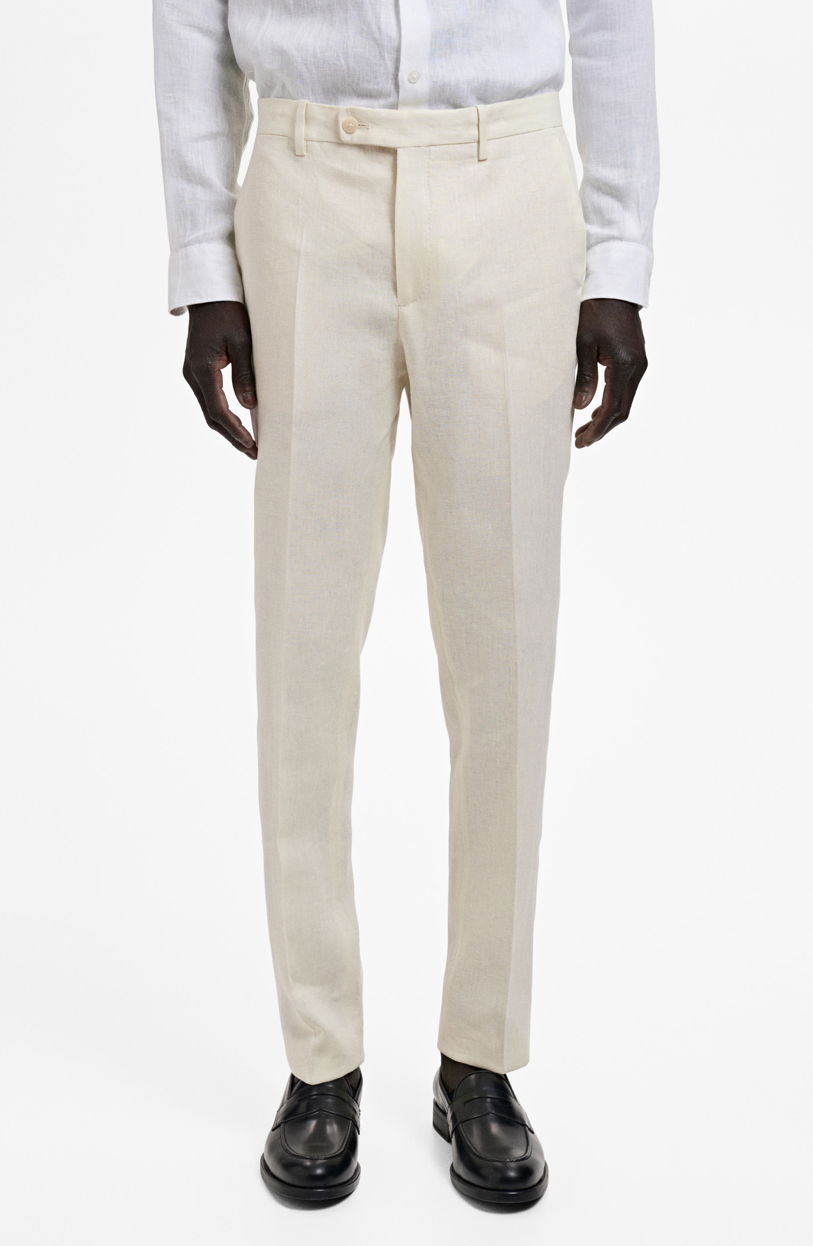 MANGO Slim Fit Suit Pants