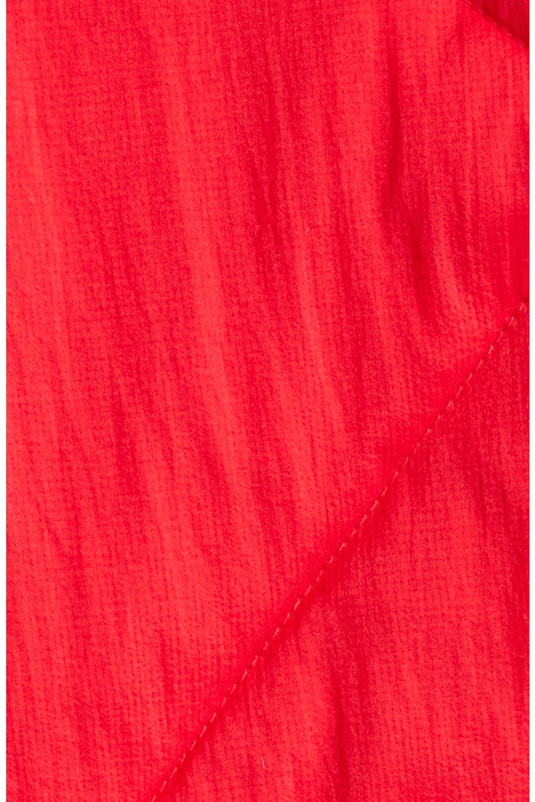 Quilted Water Repellent Hooded Jacket, Alternate, color, RED