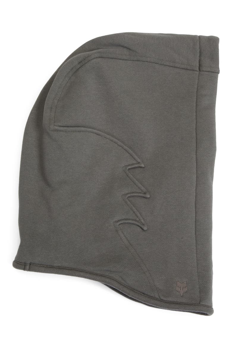 x Kiko Kostadinov Faux Fur Lined Fleece Balaclava, Alternate, color, DARK STONE