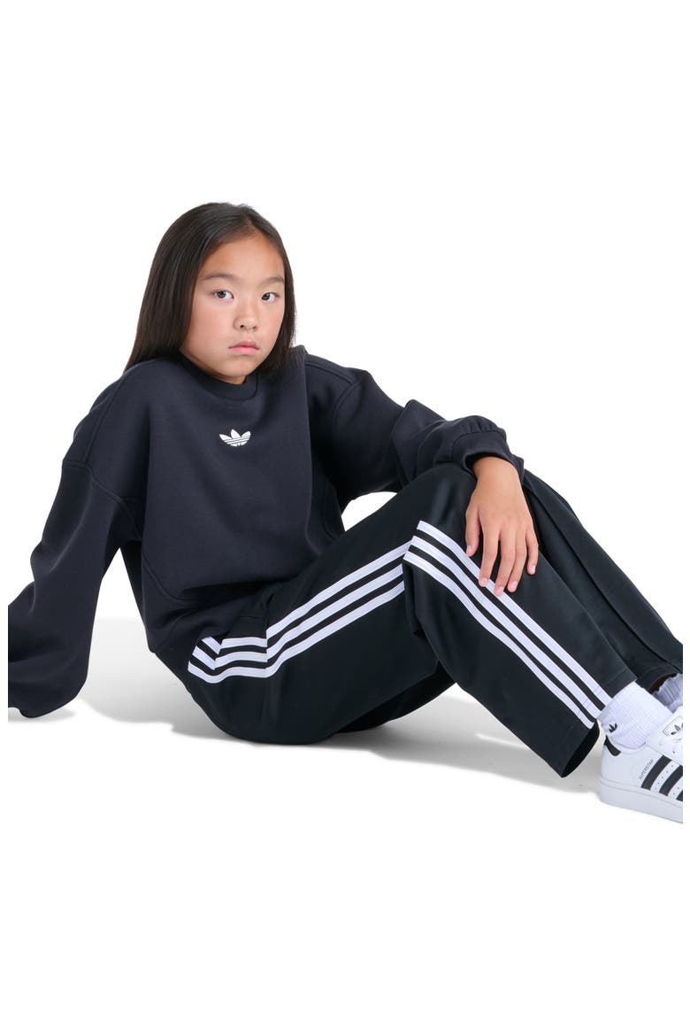 Kids' Firebird Wide Leg Track Pants, Alternate, color, BLACK