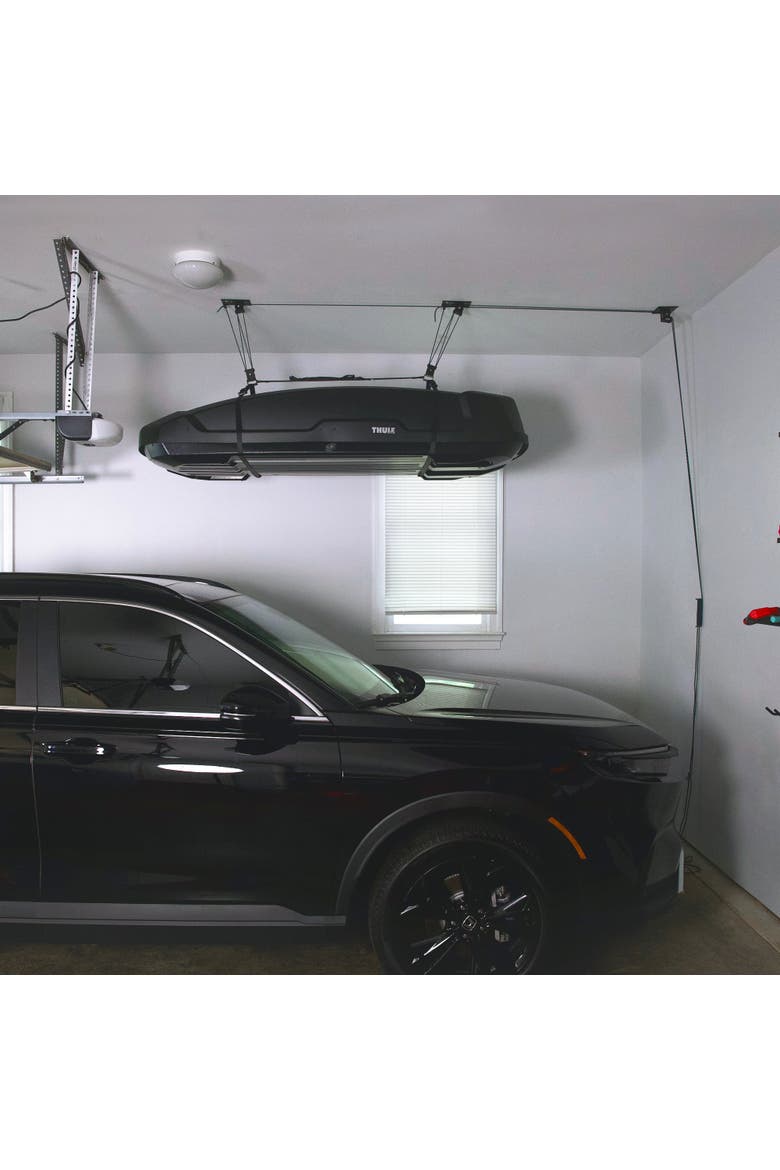 MaxAssist Cargo Box Hoist | Holds up to 150 lbs | Up to 18' Lift, Alternate, color, Black