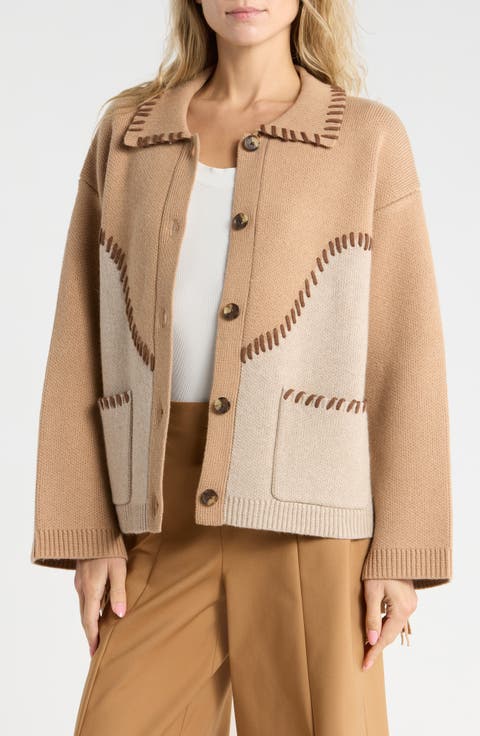 Chesney Oversize Wool & Cashmere Cardigan
