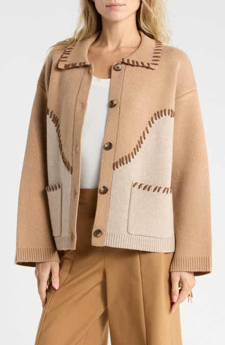 Chesney Oversize Wool & Cashmere Cardigan
