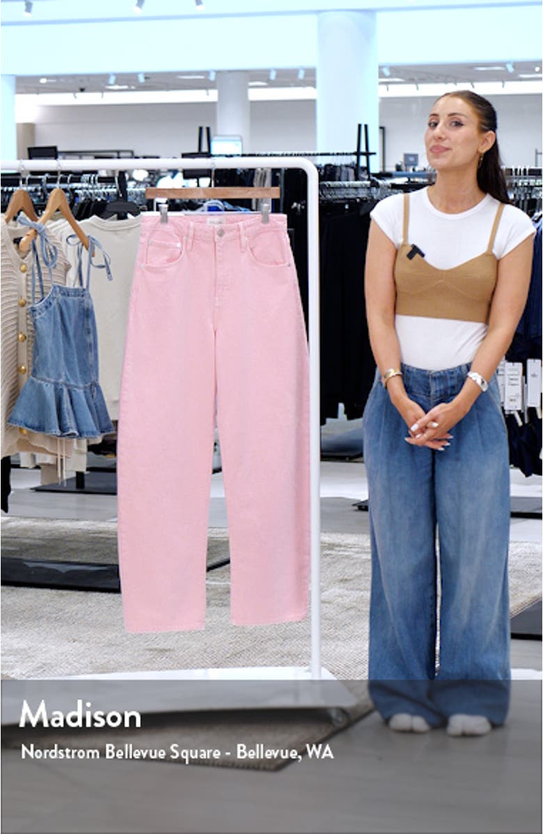High Waist Barrel Jeans, sales video thumbnail