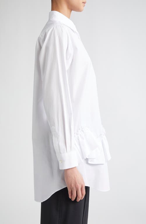 COMME DES GARÇONS COMME DES GARÇONS COMME DES GARÇONS COTTON BROADCLOTH BUTTON-UP SHIRT 