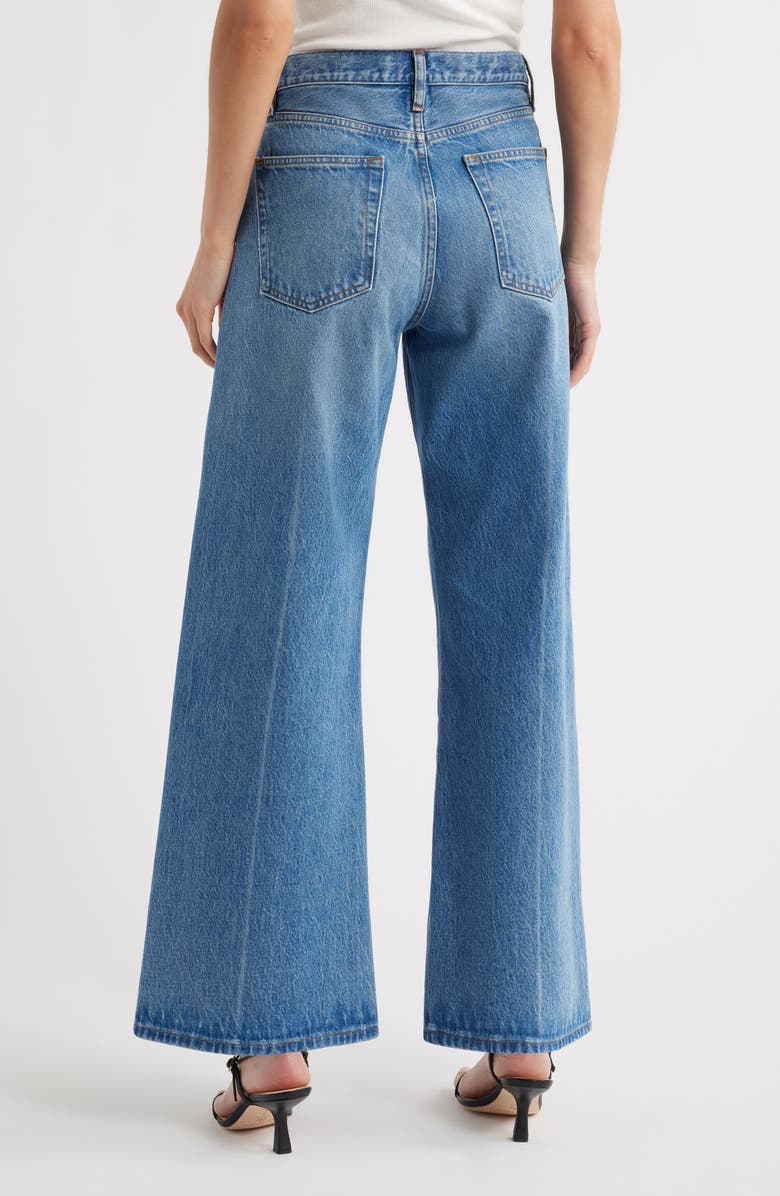 FRAME The Pixie Super High Waist Loose Wide Leg Jeans, Alternate, color, Rundown