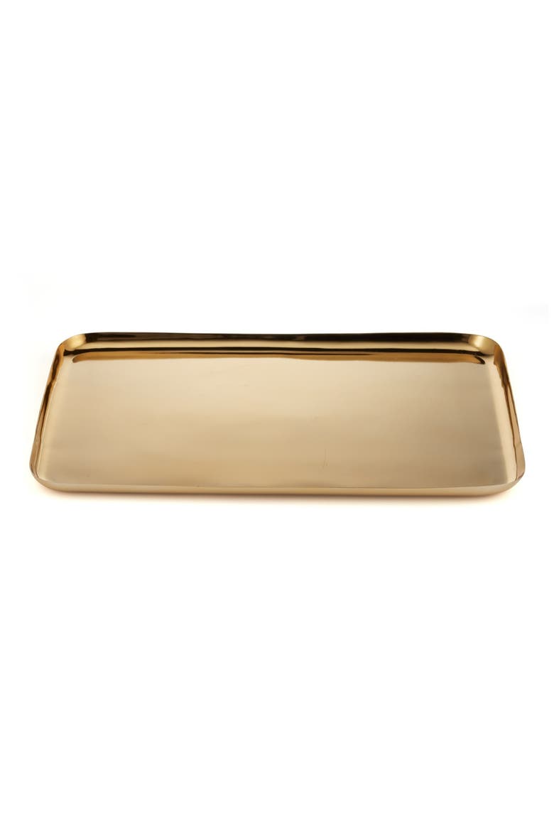 Midas Bar Collection Serving Tray, Main, color, GOLD