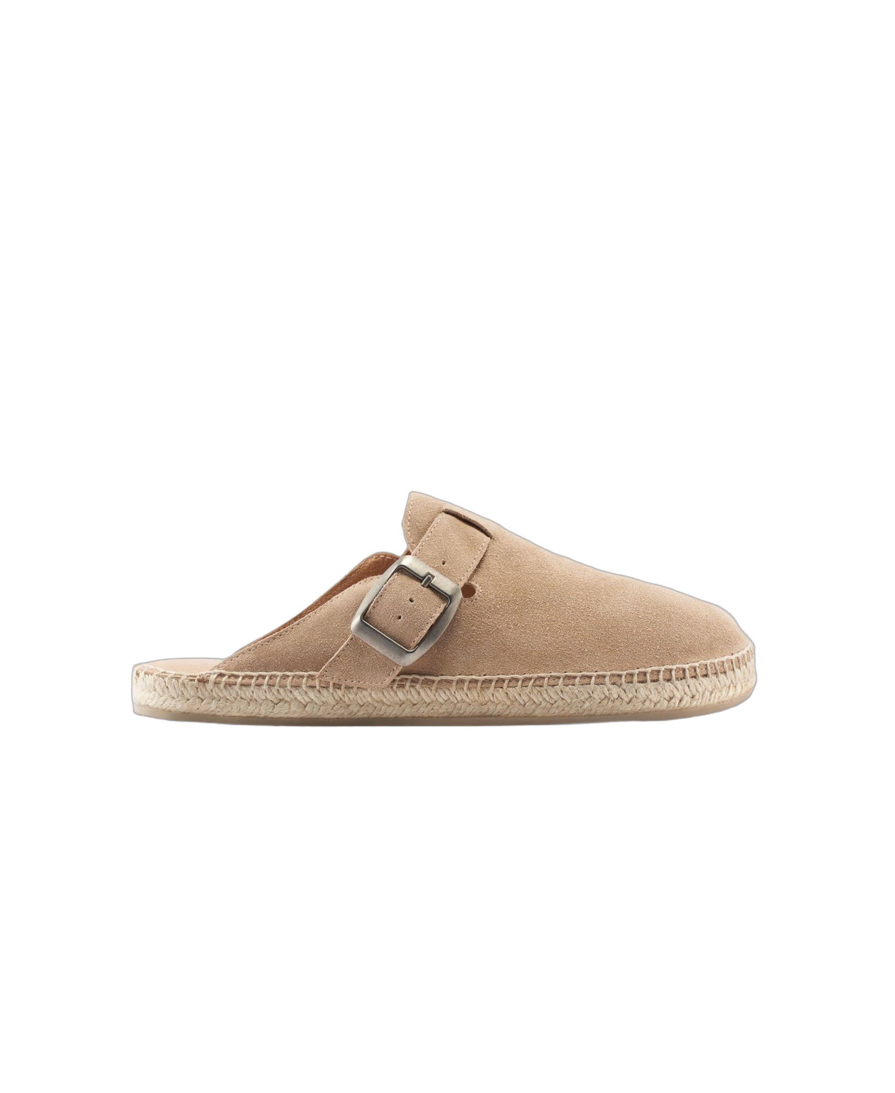 Menuda Suede Espadrille Clogs, Main, color, Camel