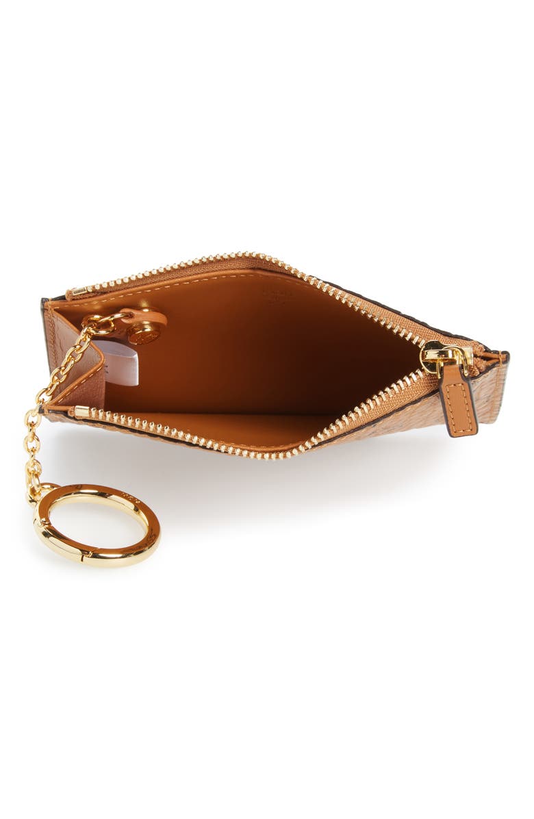 MCM Mini Visetos Original Key Pouch, Alternate, color, 