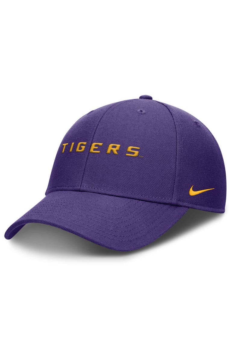 Nike Men's Nike Purple LSU Tigers 2025 On-Field Rise Performance Adjustable Hat, Main, color, Purple