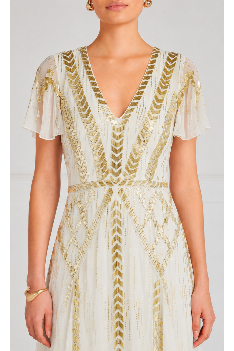 Viola Dress, Alternate, color, Ivory
