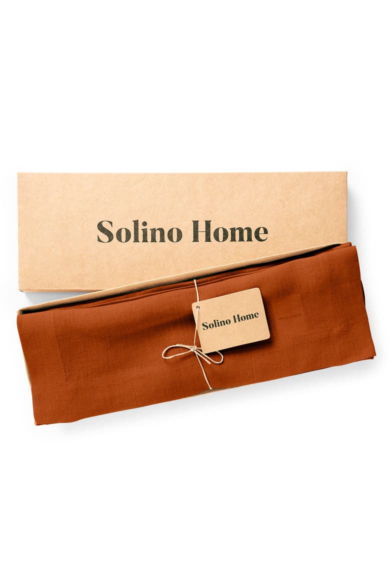 Linen Placemats Set of 4, 14 x 19" - Sonoma, Alternate, color, Cinnamon Stick