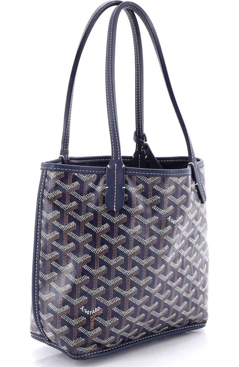 Pre-Owned Goyard Anjou Reversible Tote Coated Canvas Mini, Alternate, color,