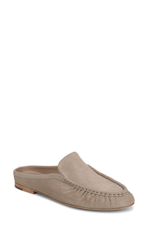 Tevin Ruched Apron Toe Mule (Women)