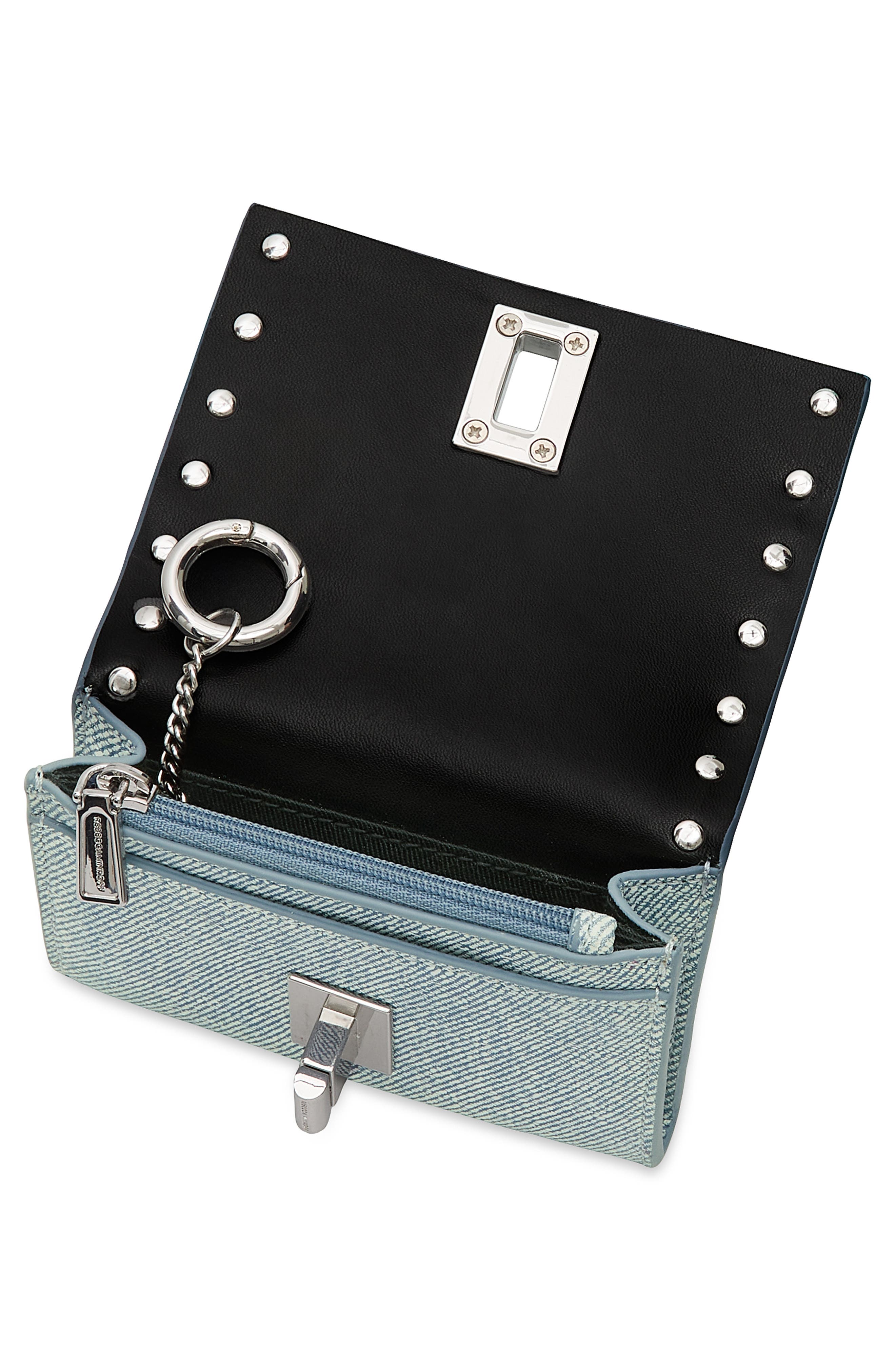 Darren Metro Leather Crossbody, Alternate, color, DENIM