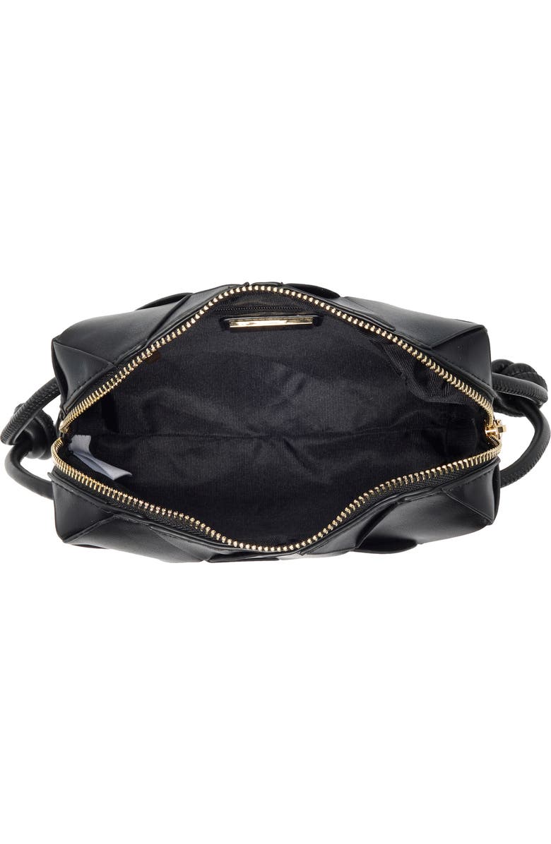 URBAN EXPRESSIONS HANDBAGS Woven Crossbody Bag, Alternate, color, Black