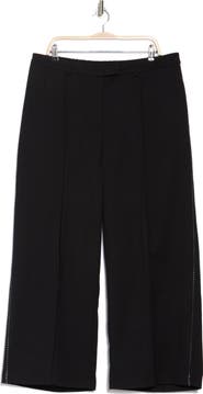 Adrianna Papell Stitch Wide Leg Pants