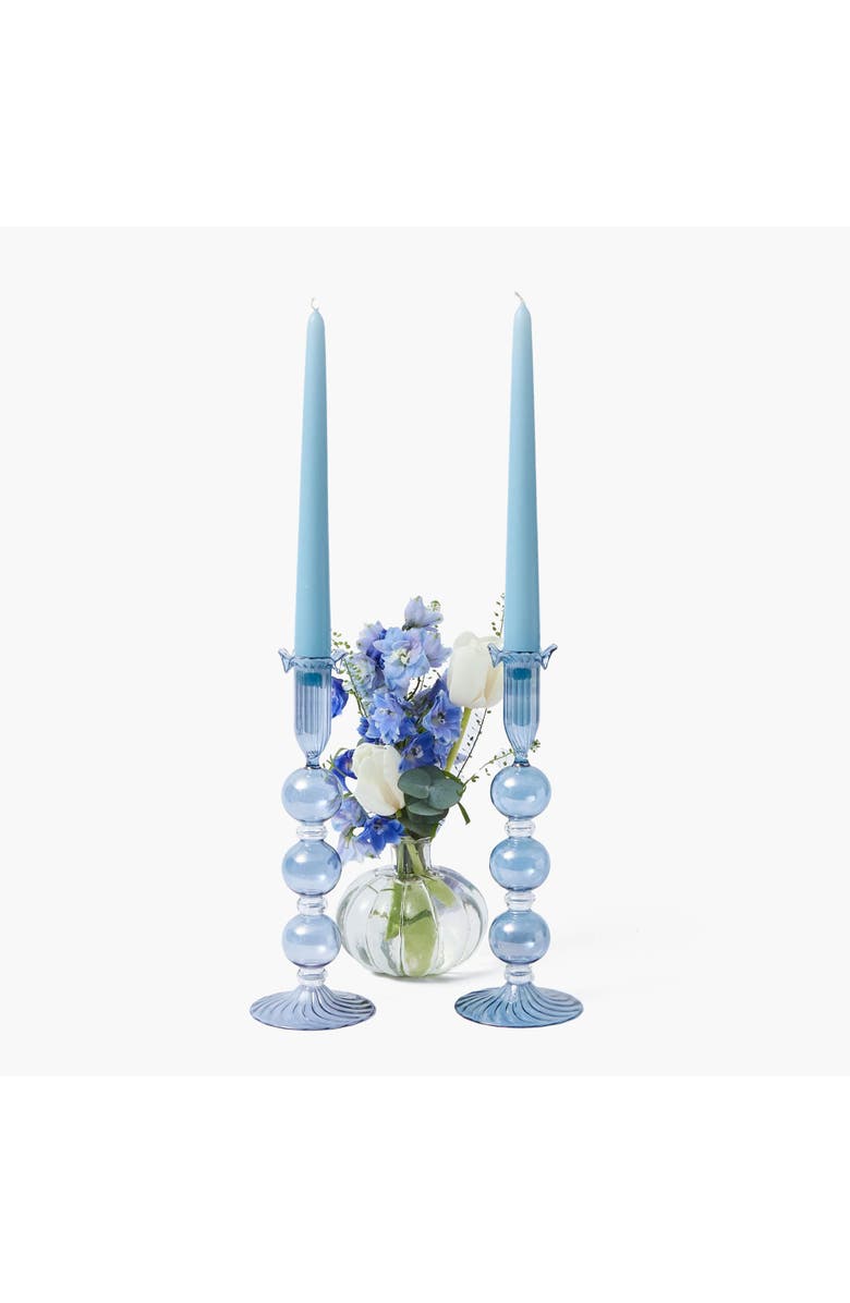 Mrs. Alice Eden Candle Holder, Main, color, Blue
