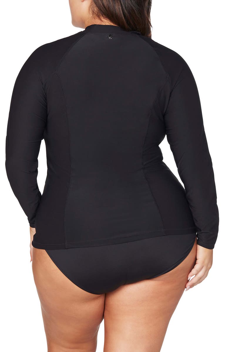 Artesands Sunsafe Zip Front Rashguard, Alternate, color, 