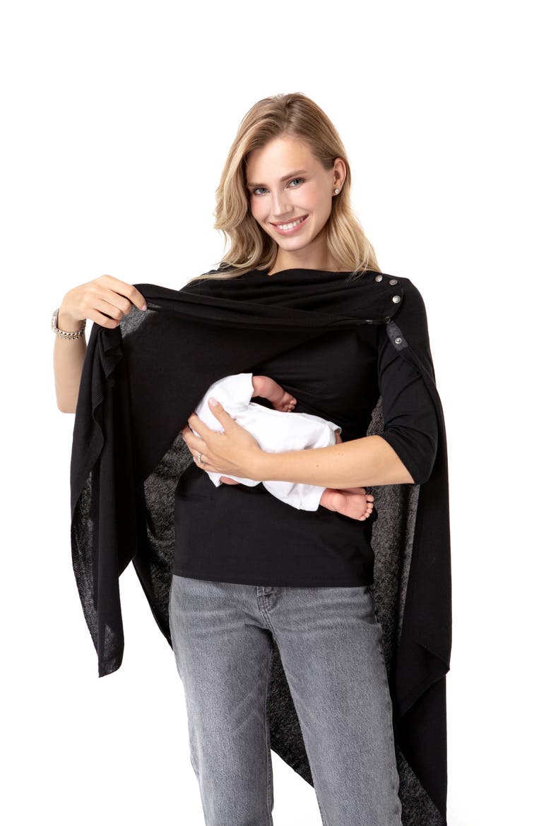 Four in One Multipurpose Knitwear, Alternate, color, BLACK