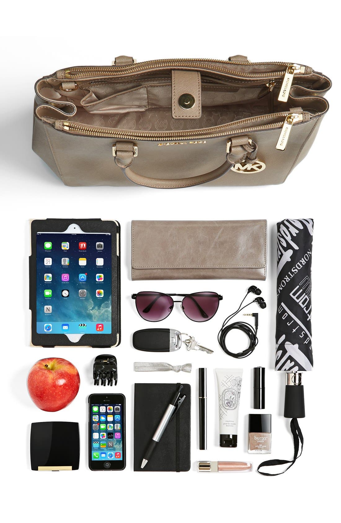 'Large Sutton' Satchel, Alternate, color, DK DUNE
