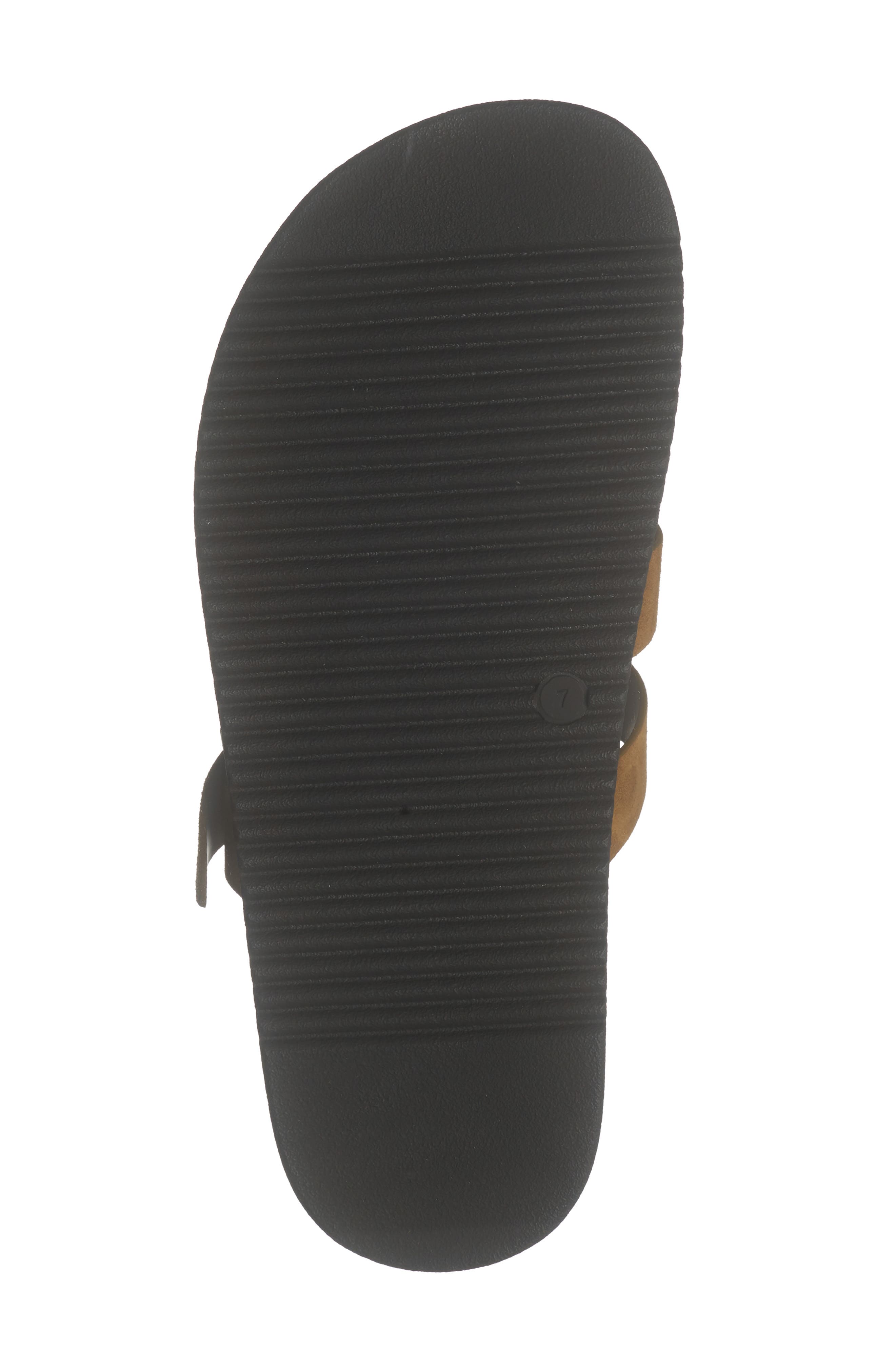 Maze Slide Sandal, Alternate, color, OLIVE SUEDE