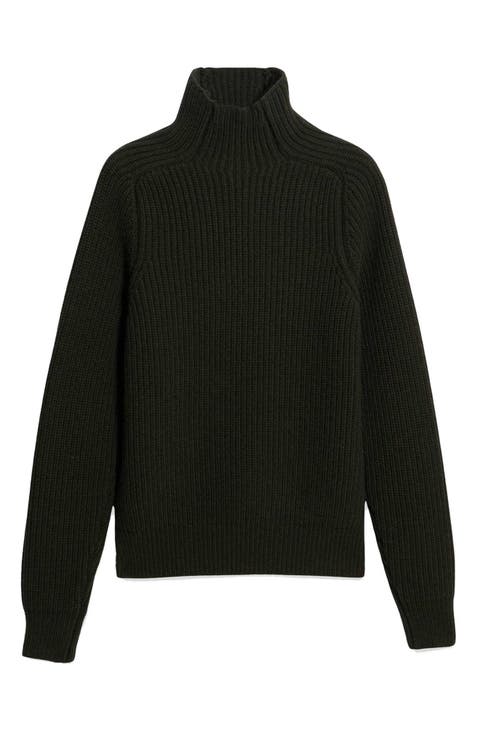 Leona High Neck Wool and Cashmere Sweater